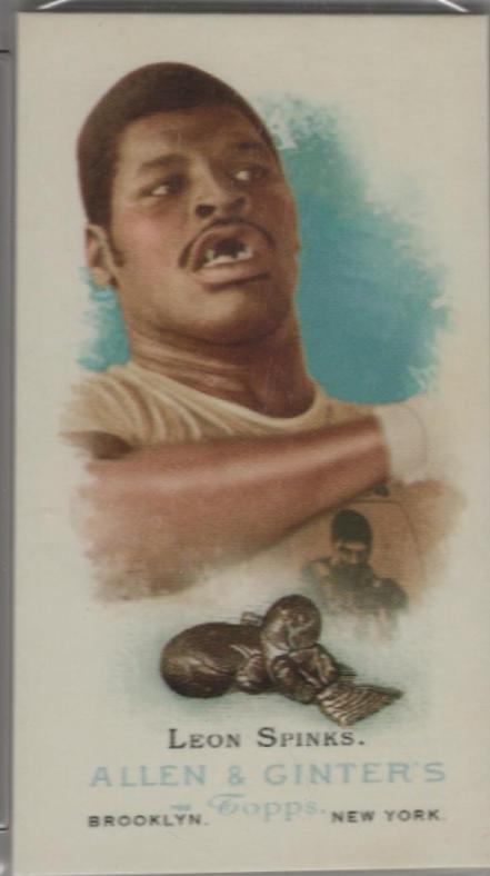 Leon Spinks [Mini Allen & Ginter Back] #313