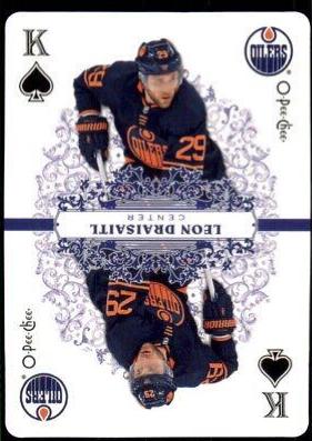 Leon Draisaitl #K Hockey Cards 2022 O Pee Chee Playing Cards