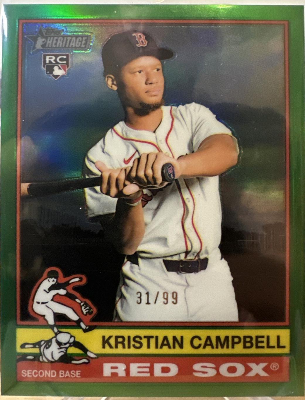 Kristian Campbell [Green Refractor Chrome SP] #725