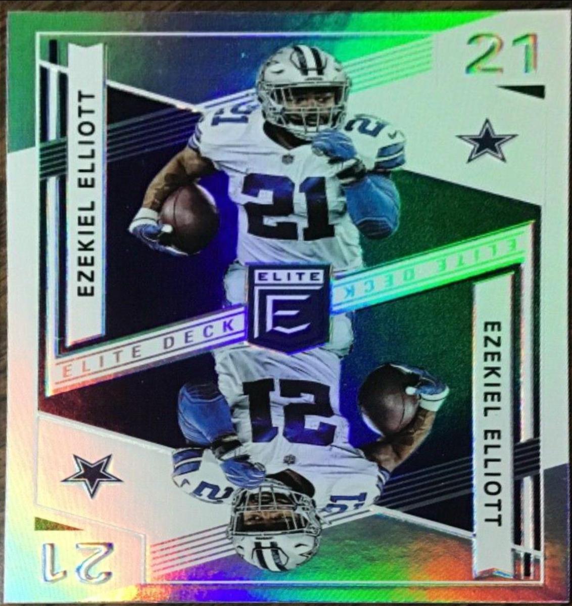 Ezekiel Elliott #ED-19 Football Cards 2019 Panini Donruss Elite Deck