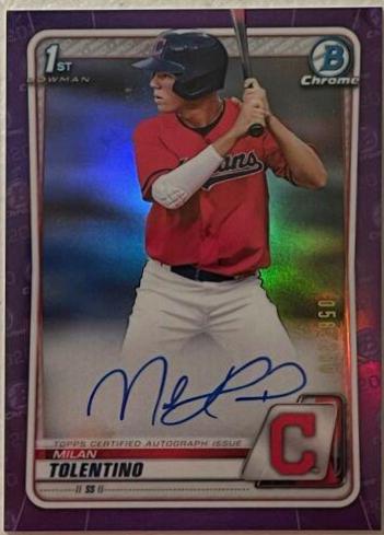 Milan Tolentino [Purple Refractor] #CDA-MT