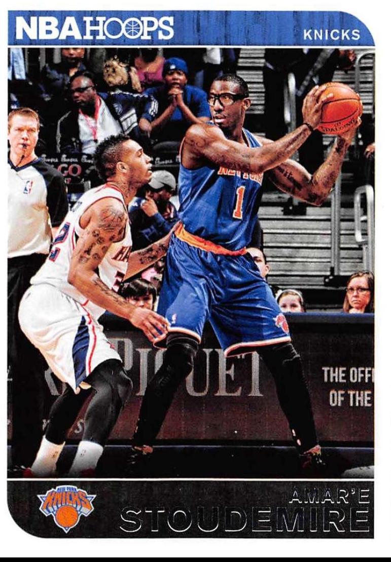 Amar'e Stoudemire #22 Basketball Cards 2014 Panini Hoops