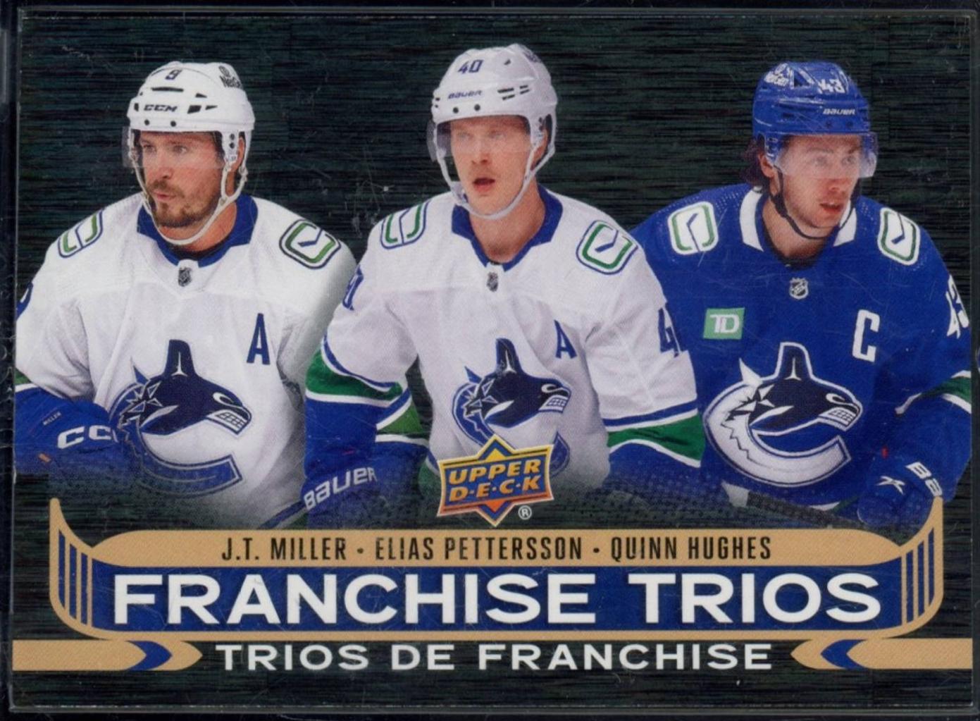 J.T. Miller / Elias Pettersson / Quinn Hughes #FT-2