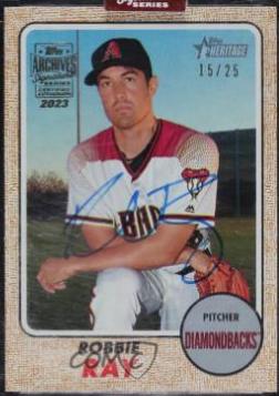 Robby Ray #383 Baseball Cards 2017 Topps Archives Signatures Series