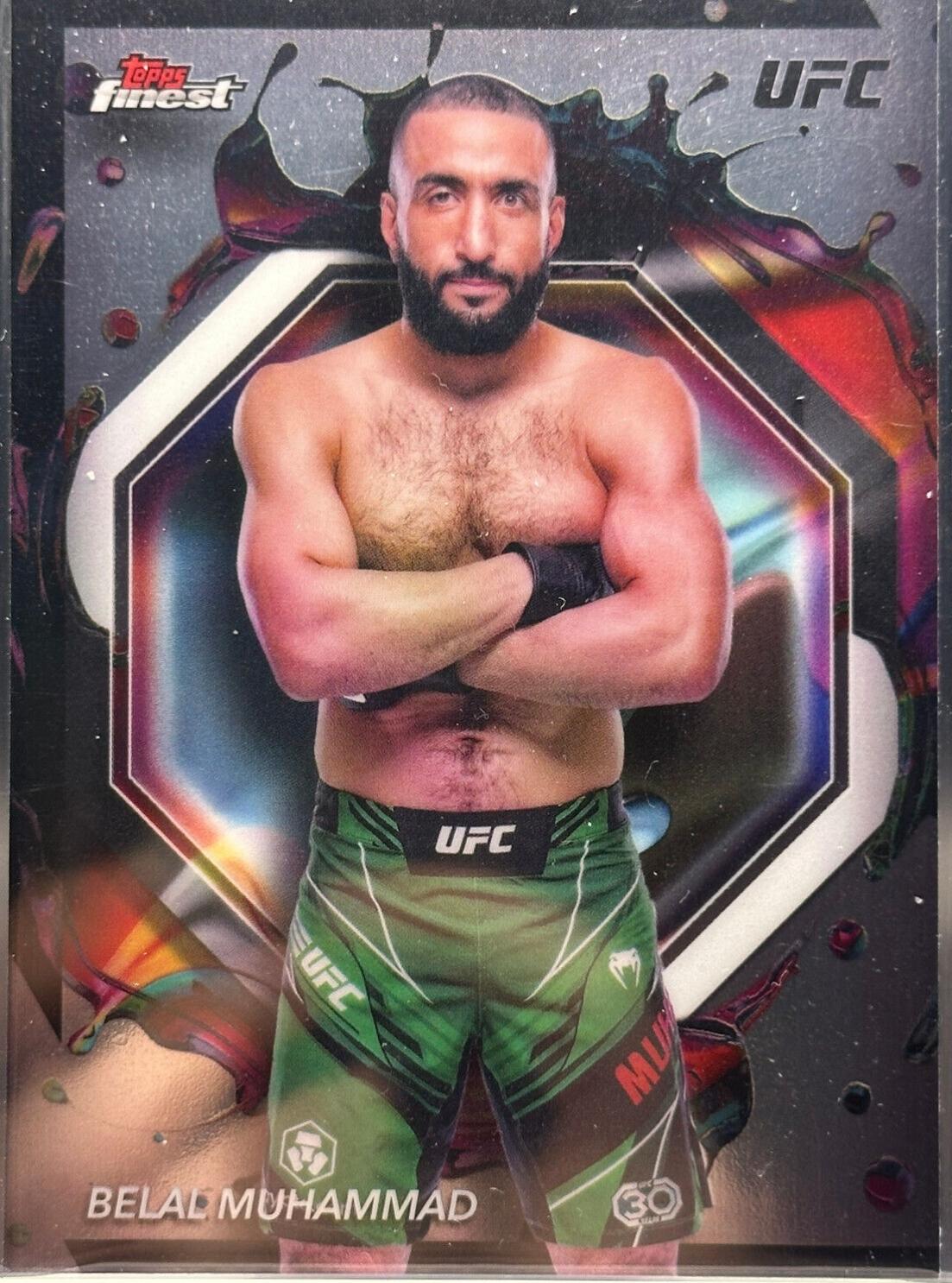 Belal Muhammad #257 Ufc Cards 2024 Topps Finest UFC