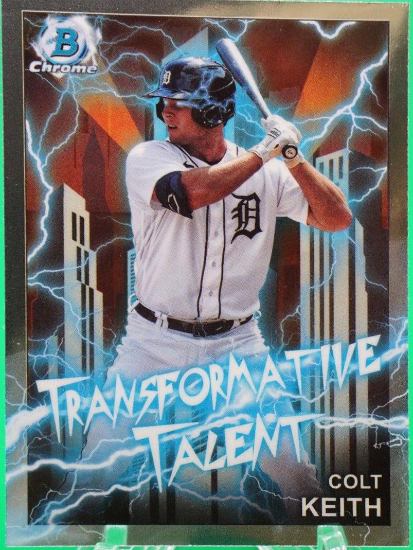 Colt Keith #TT-11 Baseball Cards 2023 Bowman Draft Transformative Talent