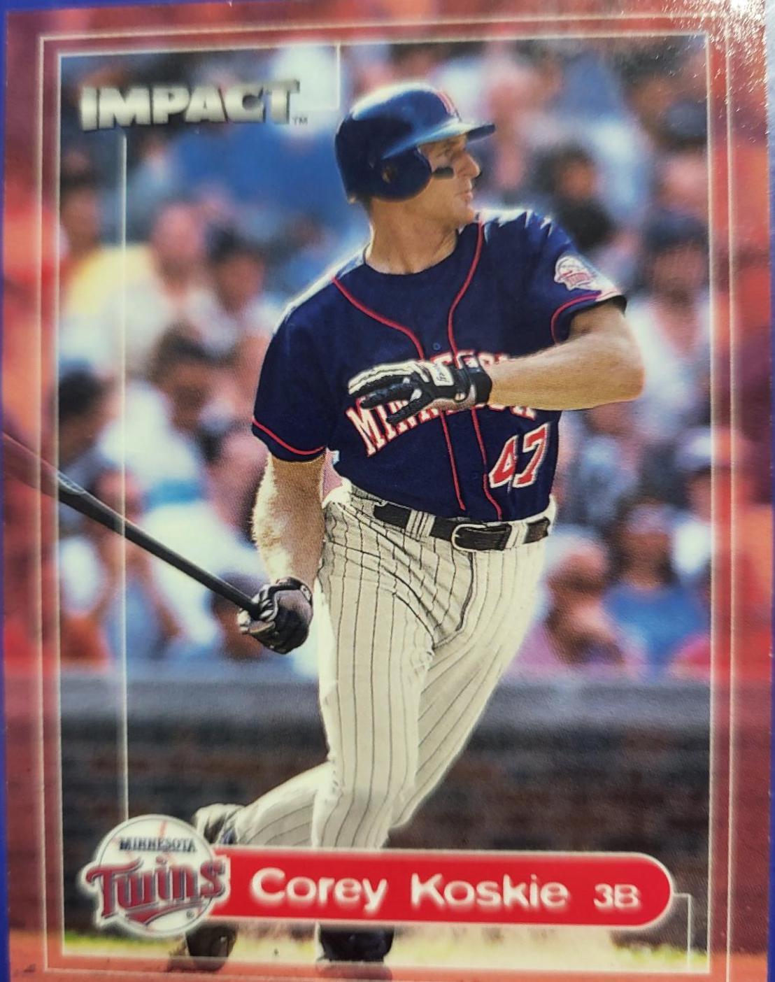 Corey Koskie #7 Baseball Cards 2000 Fleer Impact