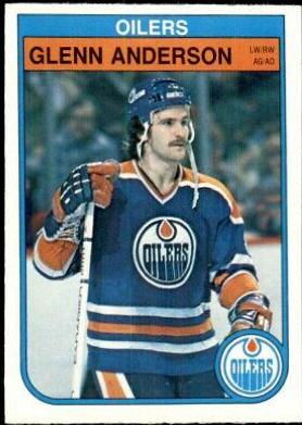 Glenn Anderson #100 Hockey Cards 1982 Topps Stickers