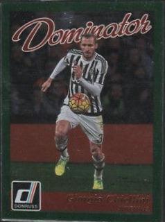 Giorgio Chiellini #50 Soccer Cards 2016 Panini Donruss Dominator