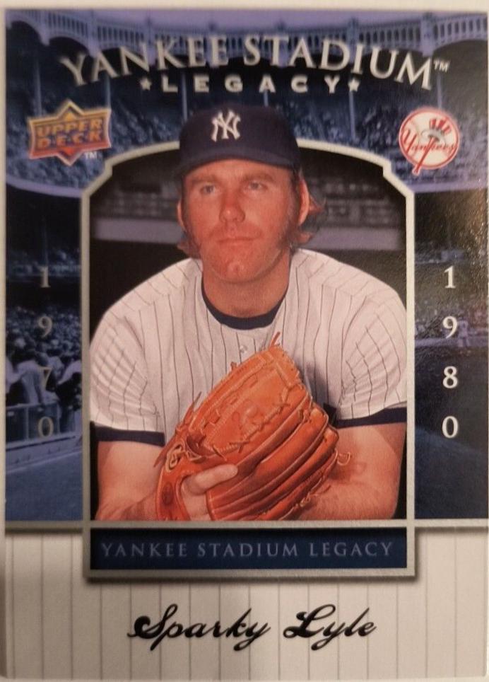 Sparky Lyle #45 Baseball Cards 2008 Upper Deck Yankee Stadium Legacy