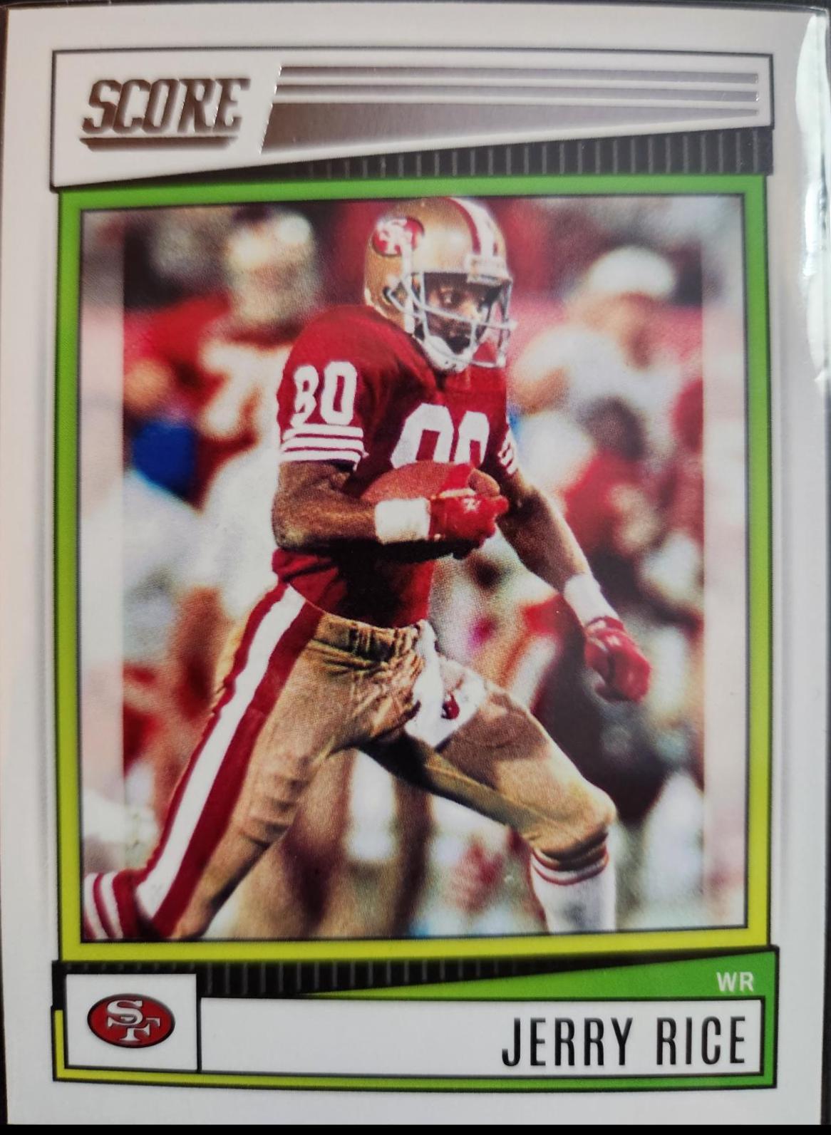 Jerry Rice #170 Football Cards 2022 Panini Score