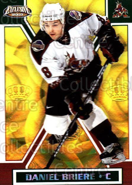 Daniel Briere #132 2002 Pacific Exclusive Hockey