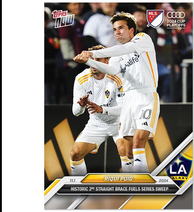 Riqui Puig #154 2024 Topps Now MLS