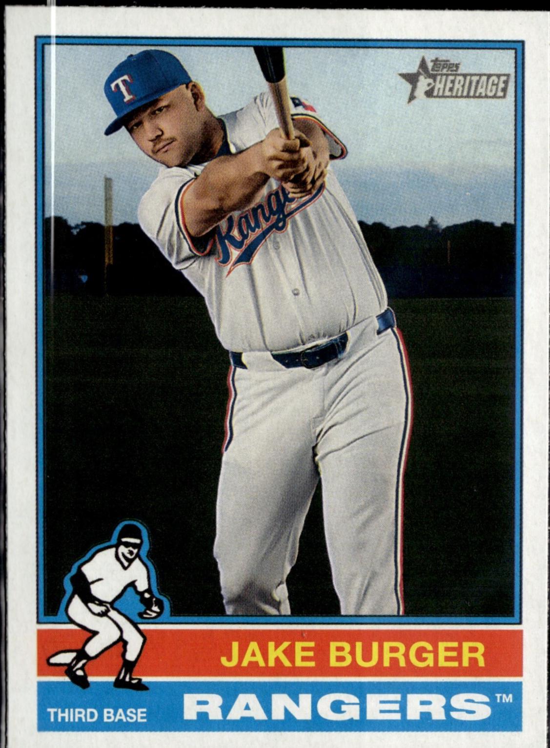 Jake Burger #352 Baseball Cards 2025 Topps Heritage