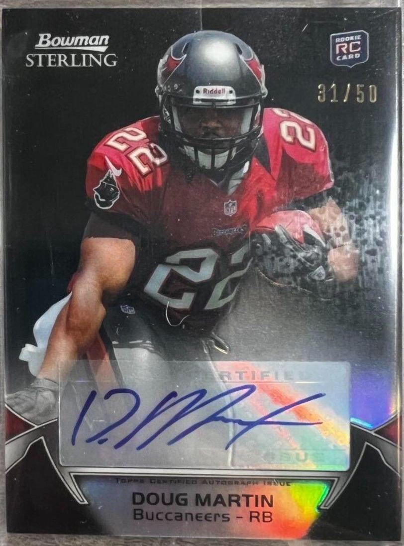 Doug Martin [Autograph Black Refractor] #90