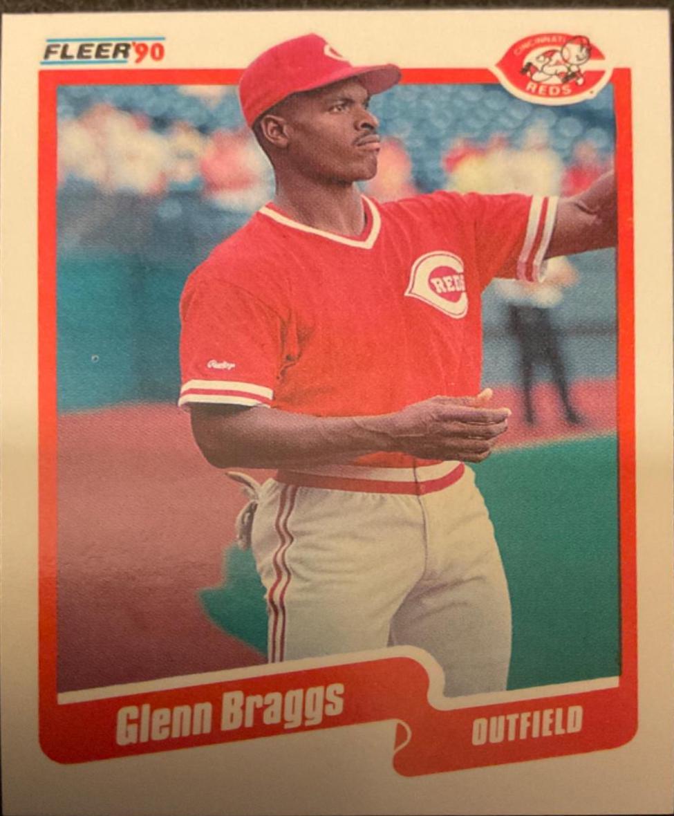 Glen Braggs #U-11 Baseball Cards 1990 Fleer Update