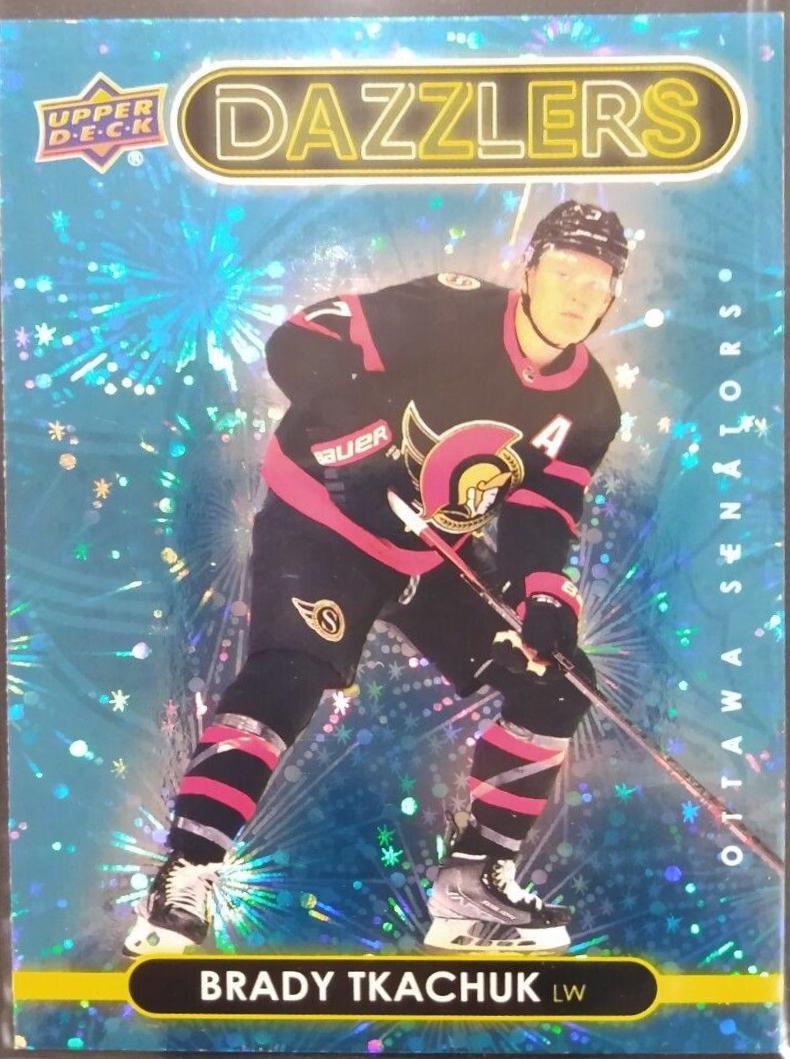 Brady Tkachuk #DZ-83 2021 Upper Deck Dazzlers Hockey