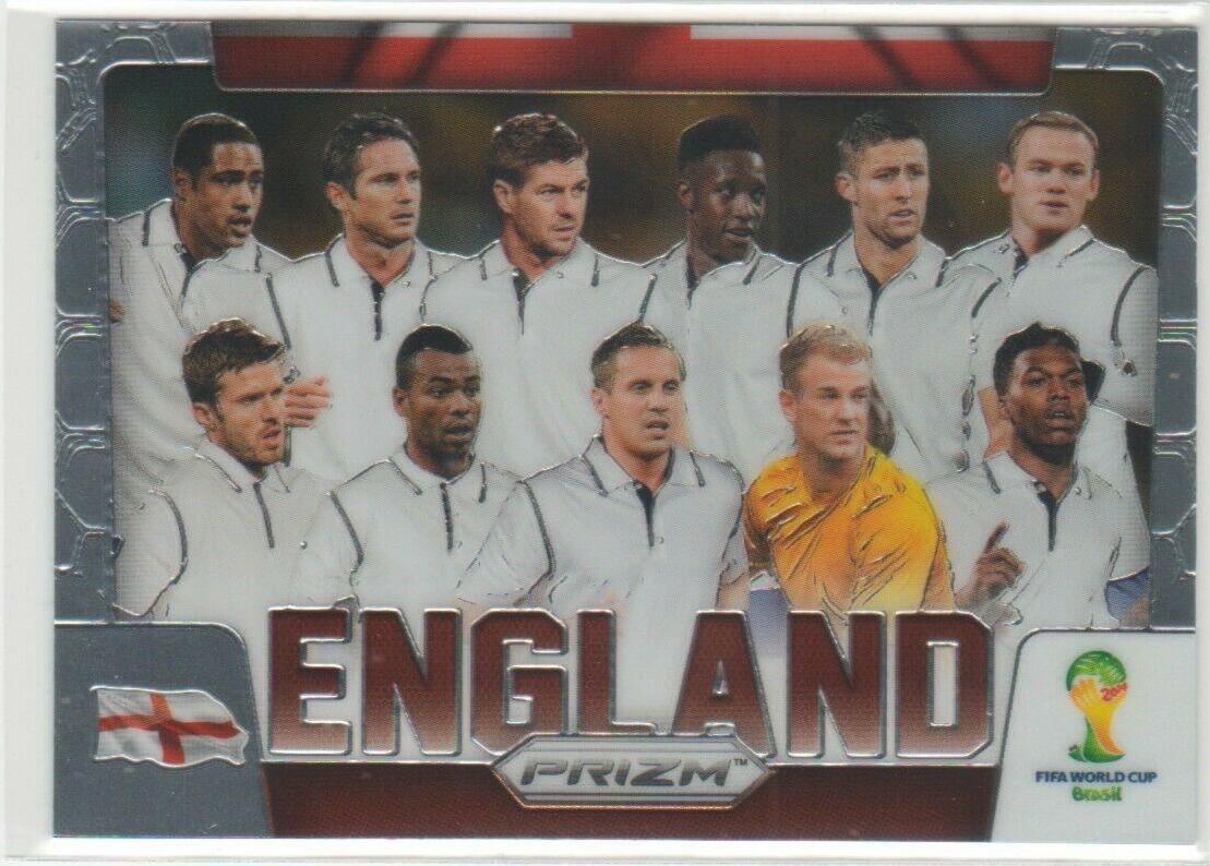 England #13 Soccer Cards 2014 Panini Prizm World Cup Team Photos