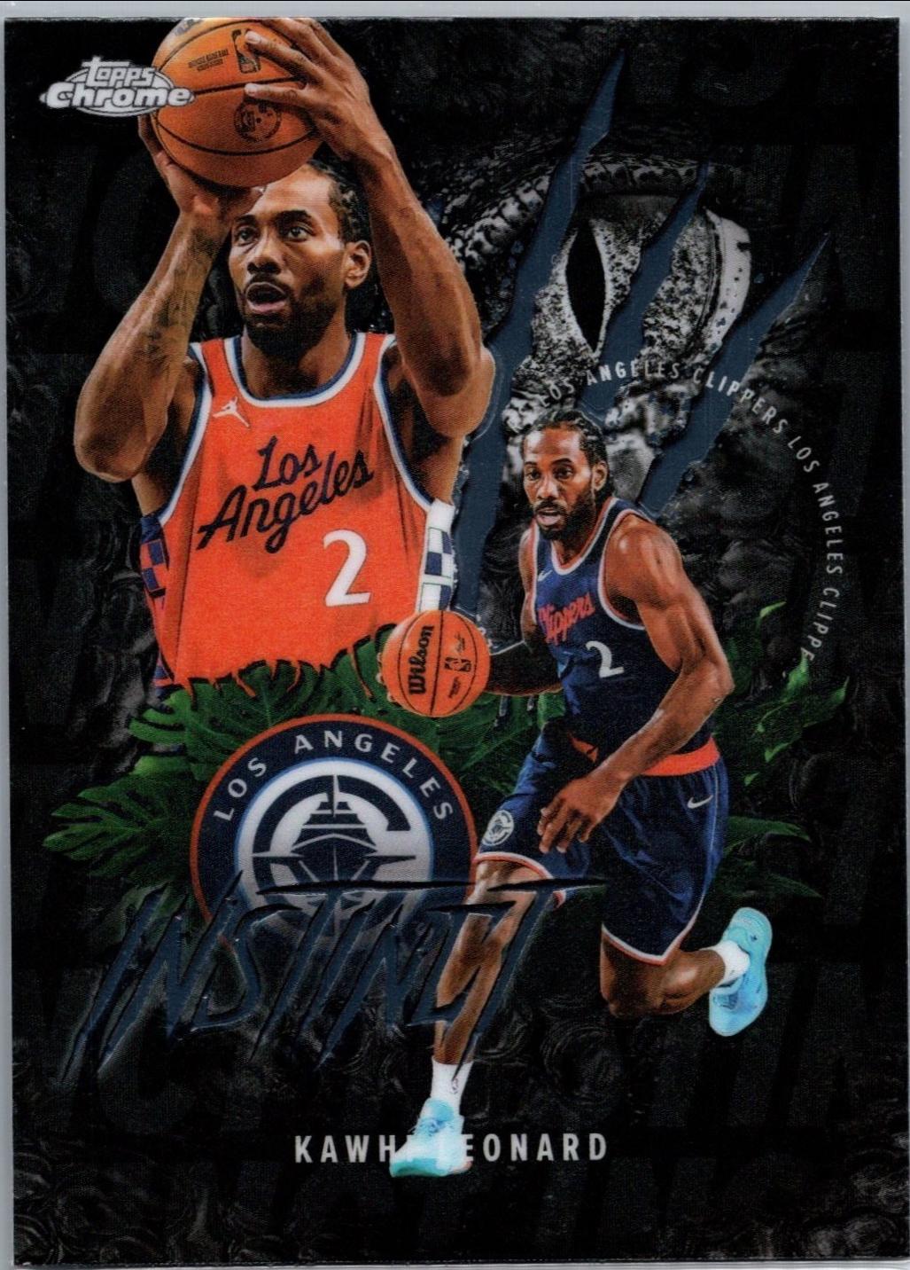 2025 Topps Chrome Instinct Kawhi Leonard #INS-2 card