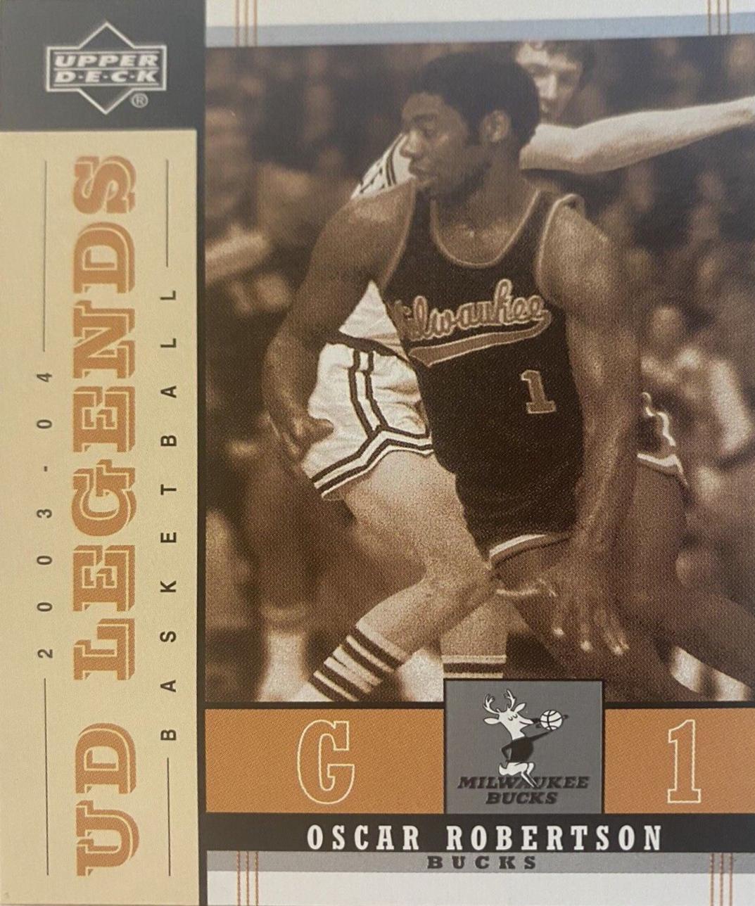 Oscar Robertson #53 2003-04 Upper Deck Legends Basketball Throwback