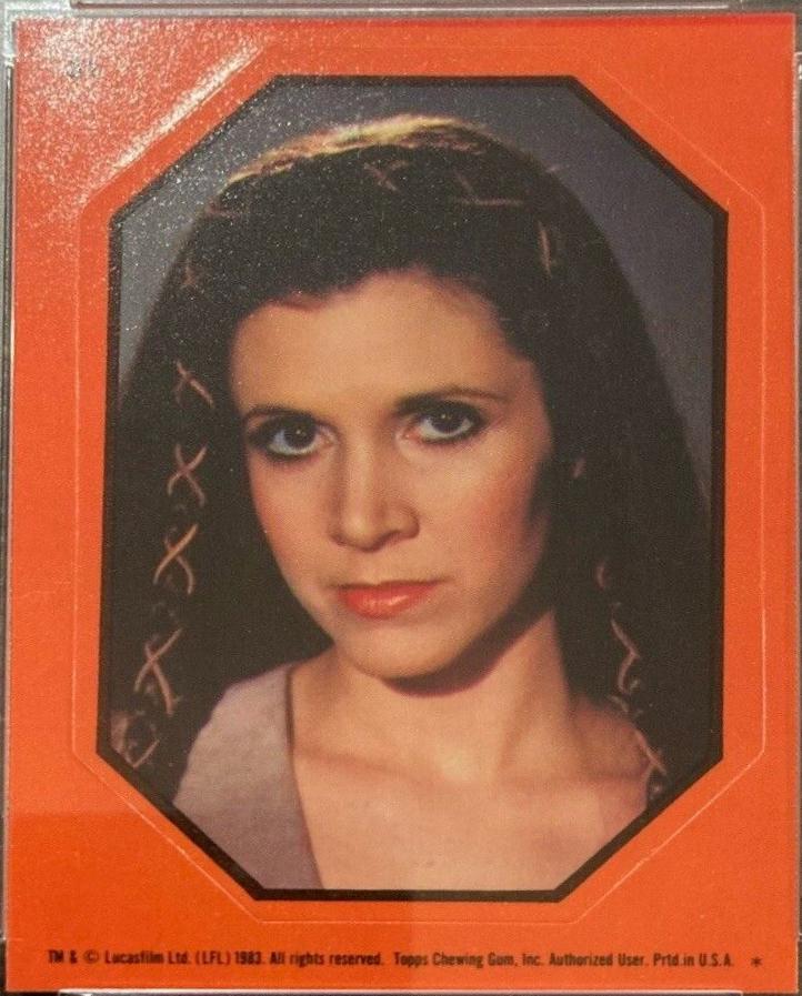 Leia #31 1983 Star Wars: Return of the Jedi Sticker