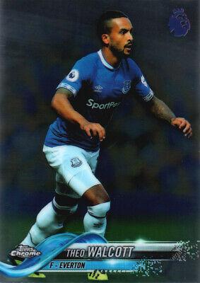 Theo Walcott #28 2018 Topps Chrome Premier League