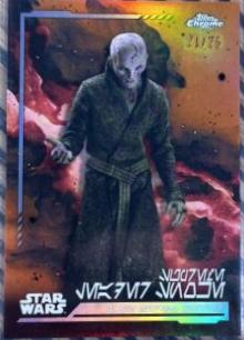 Supreme Leader Snoke [Orange Refractor Aurebesh Variation] #AV-117