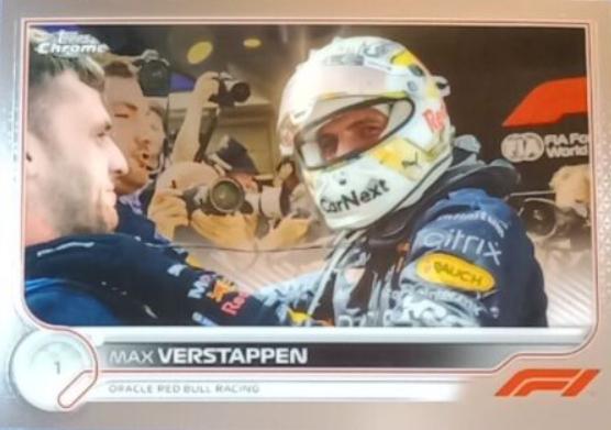 Max Verstappen #4 Racing Cards 2022 Topps Chrome Formula 1