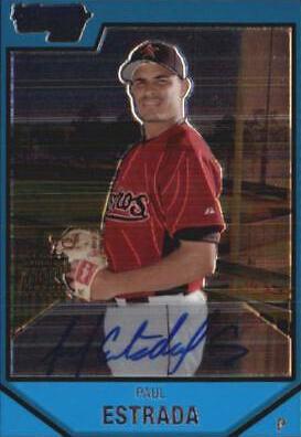 Paul Estrada [Gold Refractor Autograph] #BC253