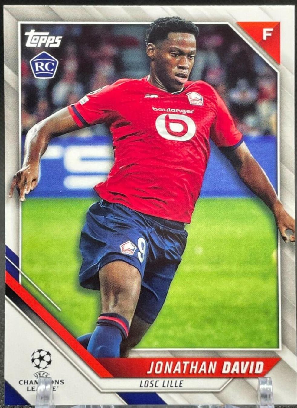 Jonathan David #176 Soccer Cards 2021 Topps UEFA Champions League