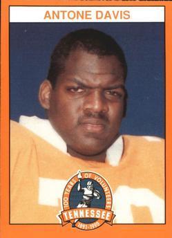 Antone Davis #78 1990 Tennessee Volunteers Centennial Football