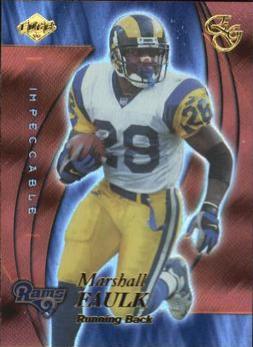 Marshall Faulk #I16 Football Cards 2000 Collector's Edge EG Impeccable