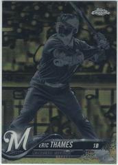 Eric Thames [Negative Refractor] #7 Baseball Cards 2018 Topps Chrome Prices