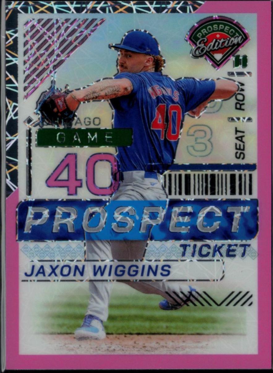 Jaxon Wiggins [Pink Velocity Ticket Holo] #17