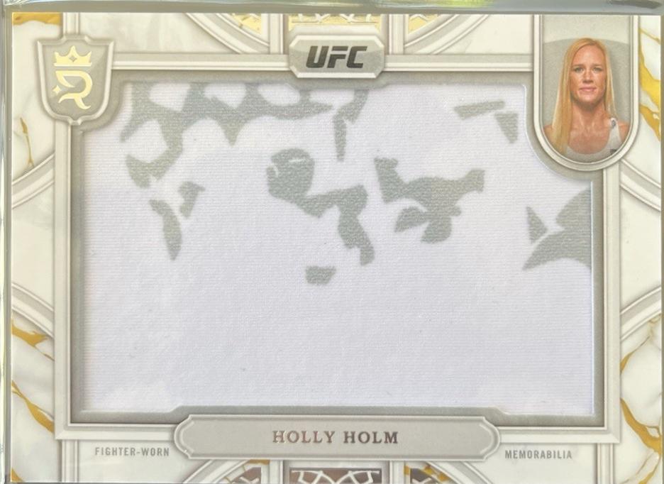 Holly Holm #RCJ-7 Ufc Cards 2024 Topps Royalty UFC Relic Jewels