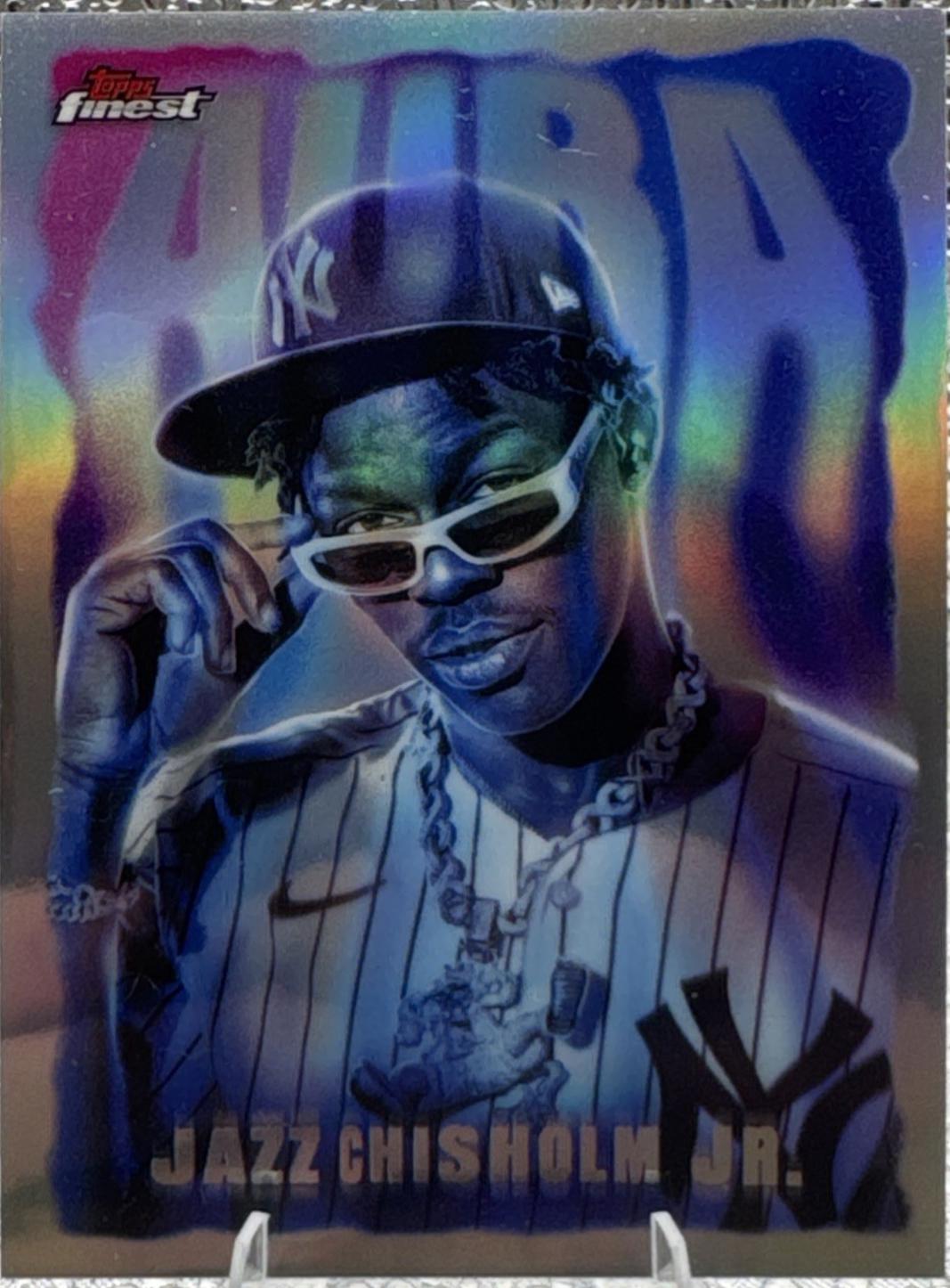 Jazz Chisholm Jr. #AU-9 2026 Topps Finest Aura Baseball