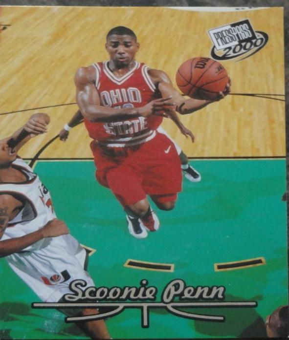 Scoonie Penn #11 2000 Press Pass Basketball