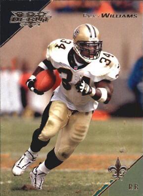 Ricky Williams #25 Football Cards 2001 Topps Debut