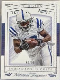 T.Y. Hilton #3 Football Cards 2015 Panini National Treasures