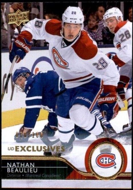 Nathan Beaulieu #354 Hockey Cards 2014 Upper Deck