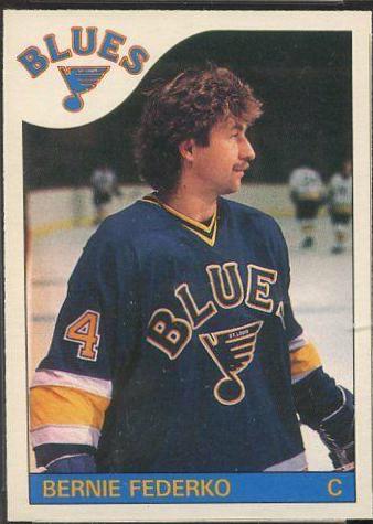 Bernie Federko #104 Hockey Cards 1985 O-Pee-Chee