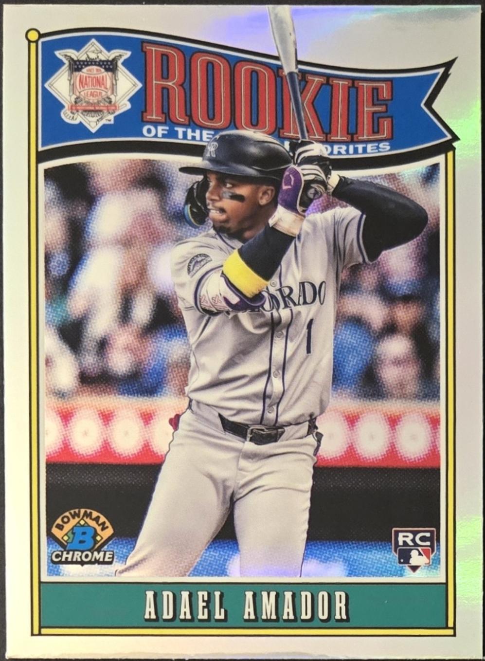 Adael Amador #ROY-13 Baseball Cards 2025 Bowman Rookie of the Year Favorites