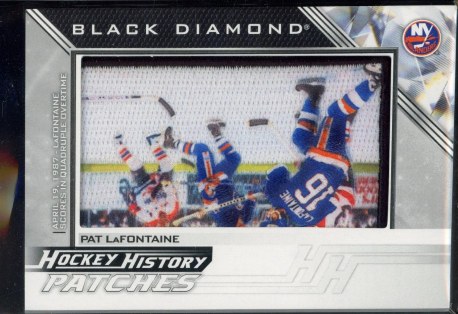 Pat LaFontaine #HHP-PL 2025 Upper Deck Black Diamond History Patch Autograph Hockey