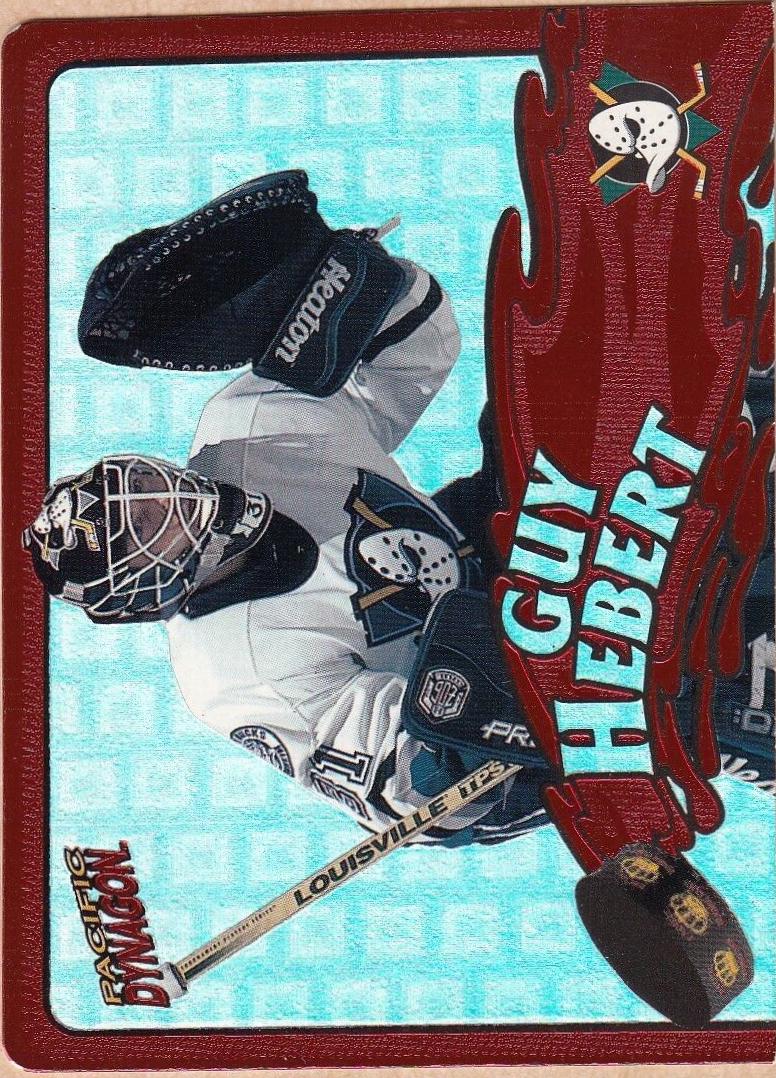 Guy Hebert #1 Hockey Cards 1997 Pacific Dynagon Stonewallers