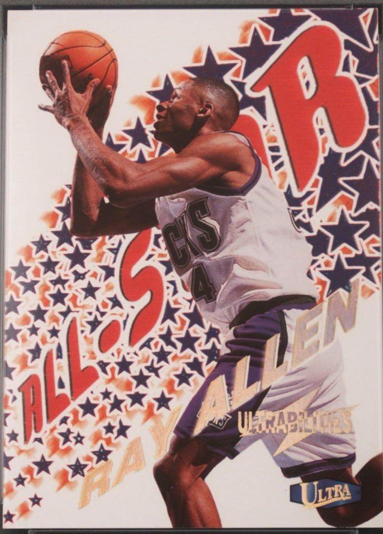 Ray Allen #12 Basketball Cards 1997 Ultra Ultrabilities All-Star
