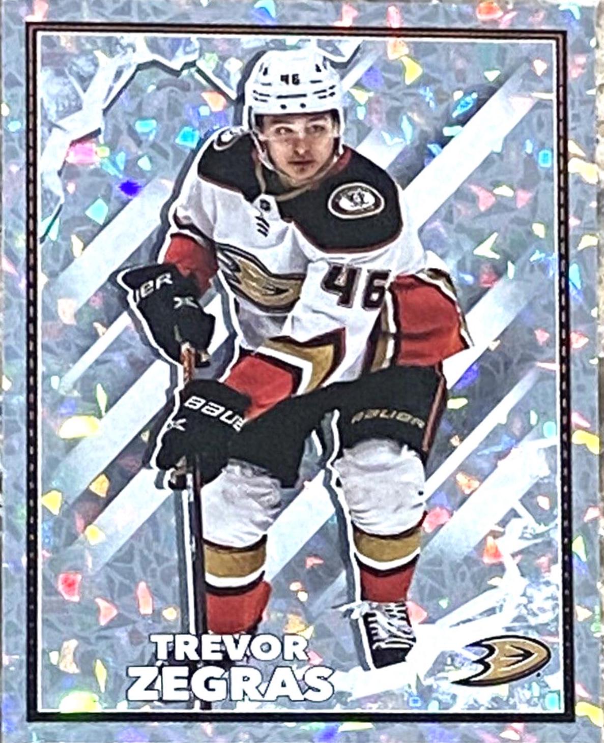 Trevor Zegras #5 Hockey Cards 2022 Topps NHL Sticker