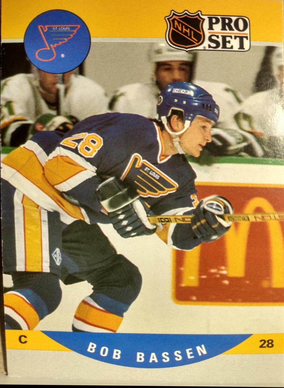 Bob Bassen #520 Hockey Cards 1990 Pro Set
