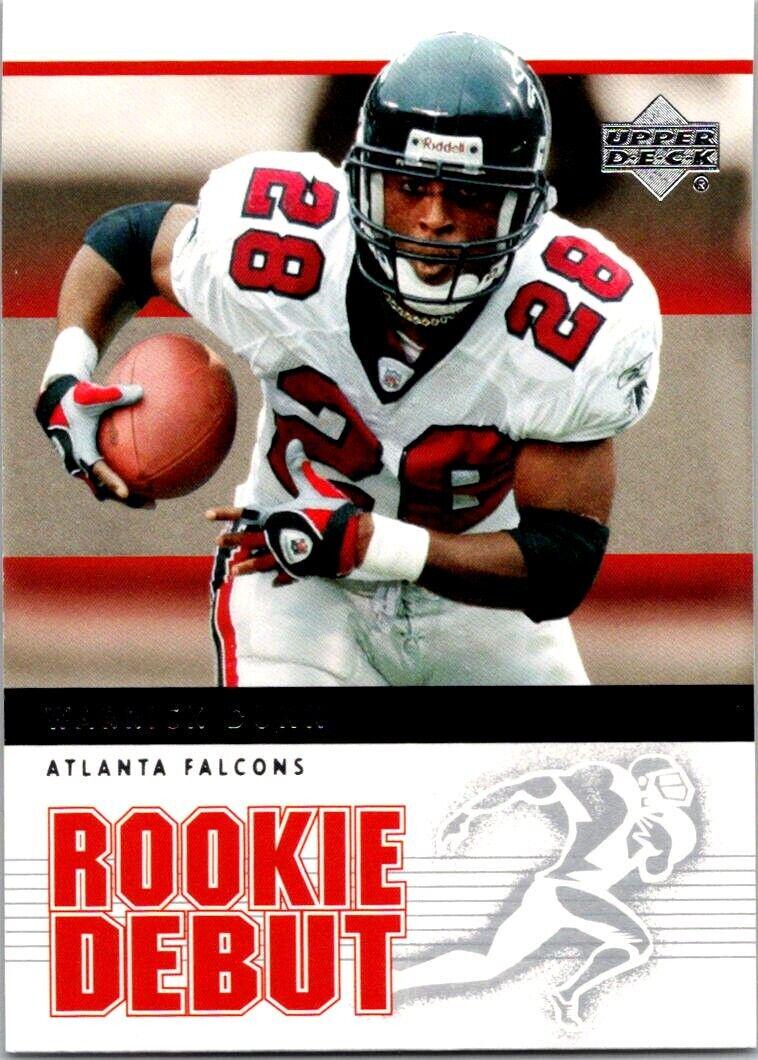 Warrick Dunn #5 Football Cards 2005 Upper Deck Rookie Debut