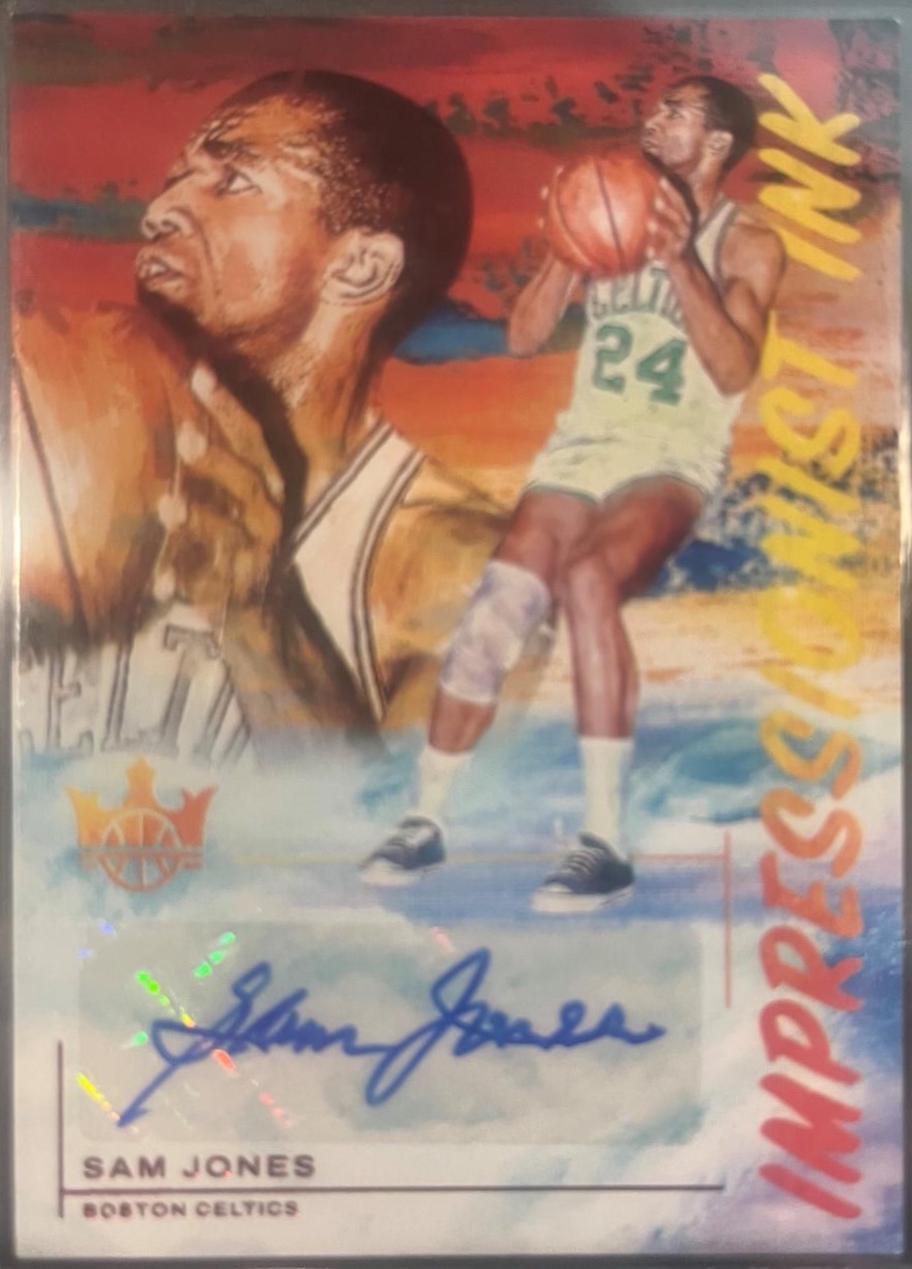 Sam Jones #11-SJN Basketball Cards 2021 Panini Court Kings Impressionist Ink