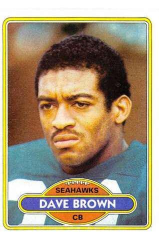 Dave Brown #317 Football Cards 1980 Topps